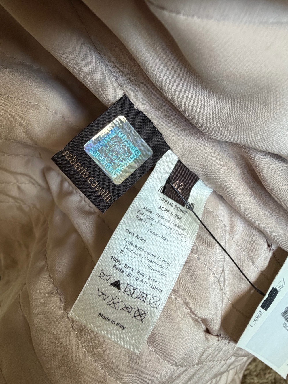 Roberto Cavalli Leather Jacket (silk lined)
AUTHENTIC / The Real Real / IT 42 - Picture 11 of 16